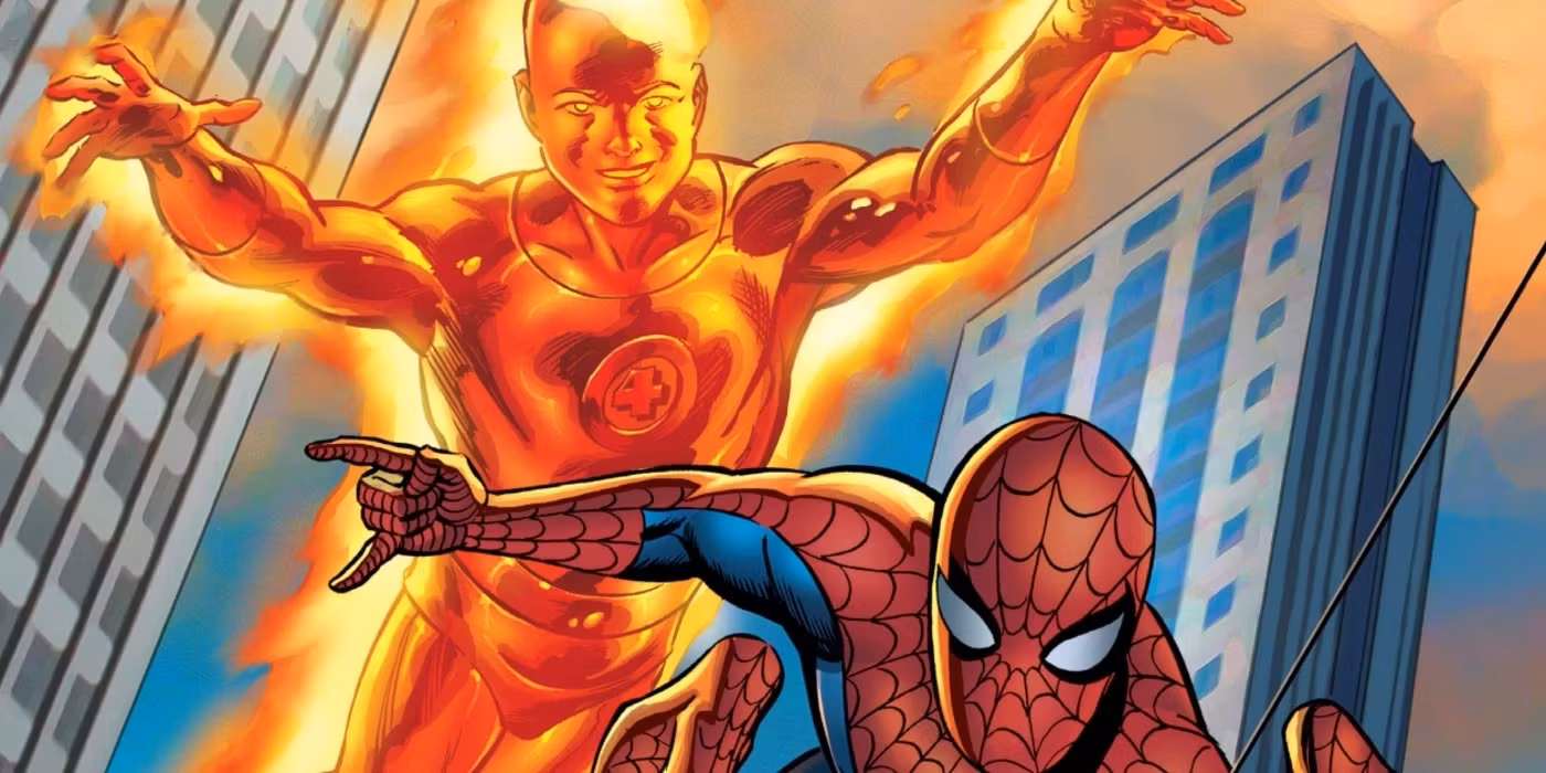 johnny storm spiderman